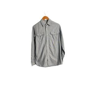 Wrangler Small‎ Chambray Long Sleeve Western Shirt